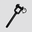 Black Oxide T316 Stainless Steel Hand Swage Jaw Stud For 1/8" Cable Rail