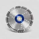7” Metallic Blue All Cut Pro Diamond Saw Blade – 10mm Rim Cutting Disc, DM 7/8”–5/8” Arbor for Concrete, Brick & Masonry