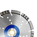 7” Metallic Blue All Cut Pro Diamond Saw Blade – 10mm Rim Cutting Disc, DM 7/8”–5/8” Arbor for Concrete, Brick & Masonry