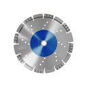9” Metallic Blue All Cut Pro Diamond Saw Blade – 10mm Rim Cutting Disc, DM 7/8”–5/8” Arbor for Concrete, Brick & Masonry