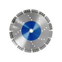 9” Metallic Blue All Cut Pro Diamond Saw Blade – 10mm Rim Cutting Disc, DM 7/8”–5/8” Arbor for Concrete, Brick & Masonry