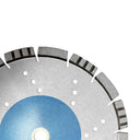9” Metallic Blue All Cut Pro Diamond Saw Blade – 10mm Rim Cutting Disc, DM 7/8”–5/8” Arbor for Concrete, Brick & Masonry