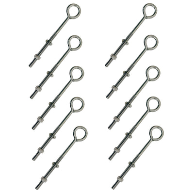 Marine Stainless Steel Turned Eye Bolt Washer 3/8", 5/16"