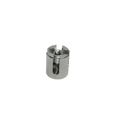 Stainless Steel Cross Cable Clamps for 1/4" Rope Wire Cables Railing Wire 10 Pcs