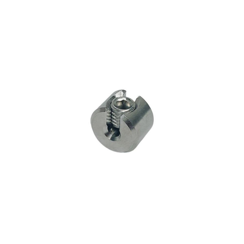 Marine Single Piece 1/8" Cable Clamp Railing Rope Wire Stainless Steel 10 Pcs