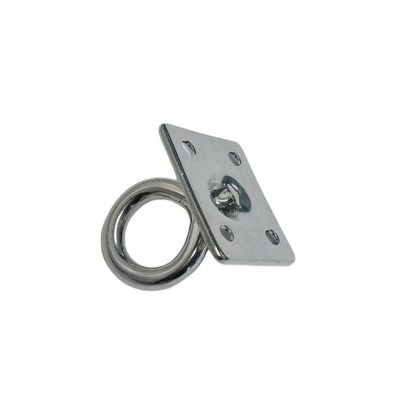 Boat Deck Stainless Steel 3/16" Square Pad Swivel Eye Rigging Lift Marine Grade
