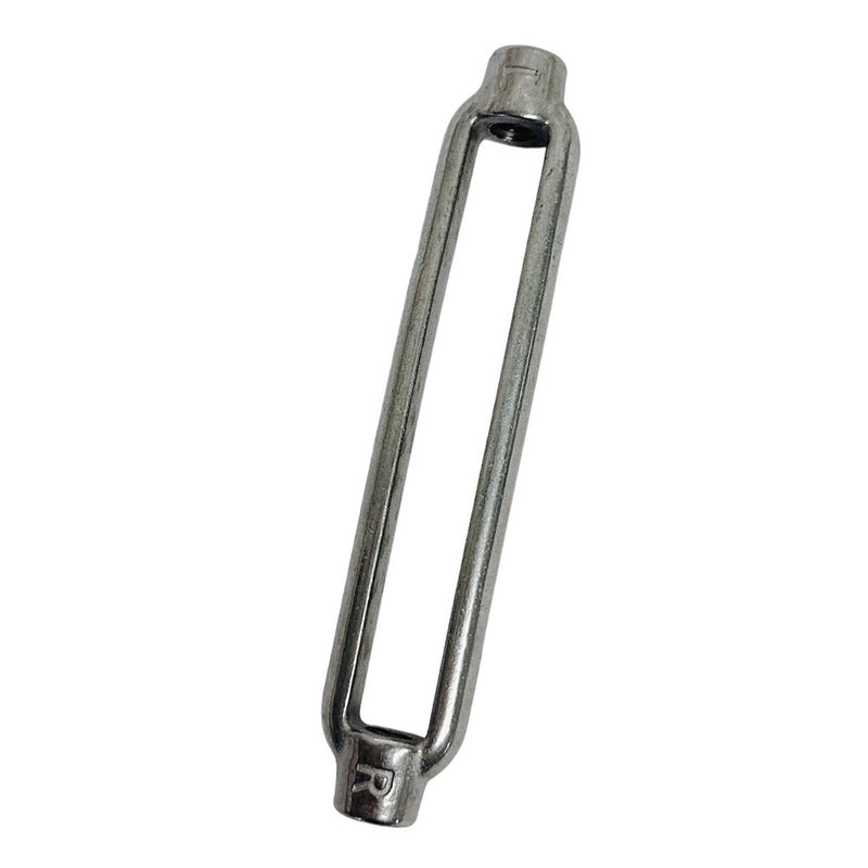 Marine Grade 1/2" x 6-3/4" Turnbuckle Body 2200 Lbs WLL, Stainless Steel T316