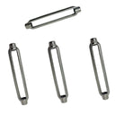 Marine Grade 5/8" x 8-1/2" Turnbuckle Body 2800 Lbs WLL, Stainless Steel 4 Pcs