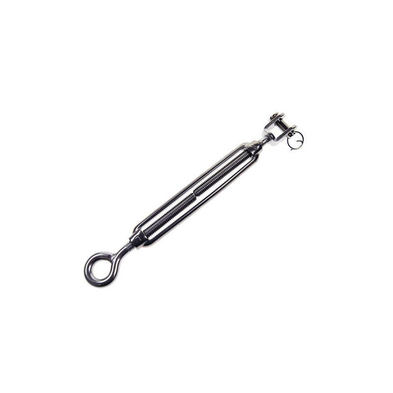 Marine Grade Stainless Steel Jaw Eye 3/16" x 2-1/4" Turnbuckles for Cable Rope