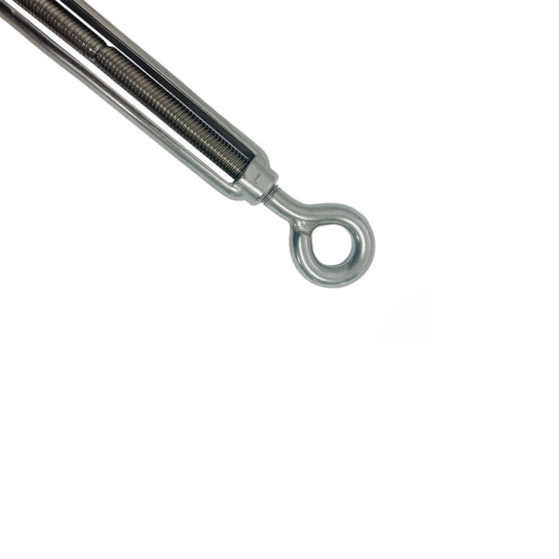 Marine Grade Stainless Steel Jaw Eye 3/16" x 2-1/4" Turnbuckles for Cable Rope
