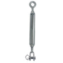 Marine Grade Stainless Steel Jaw Eye 1/4" x 2-3/4" Turnbuckles for Cable Rope