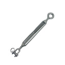 Marine Grade Stainless Steel Jaw Eye 3/8" x 4-7/8" Turnbuckles for Cable Rope