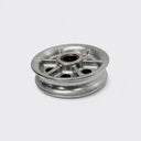 Marine T304 Stainless Steel Brass Bushing 3" Sheave Wire Rope Pulley For 1/2" Rope