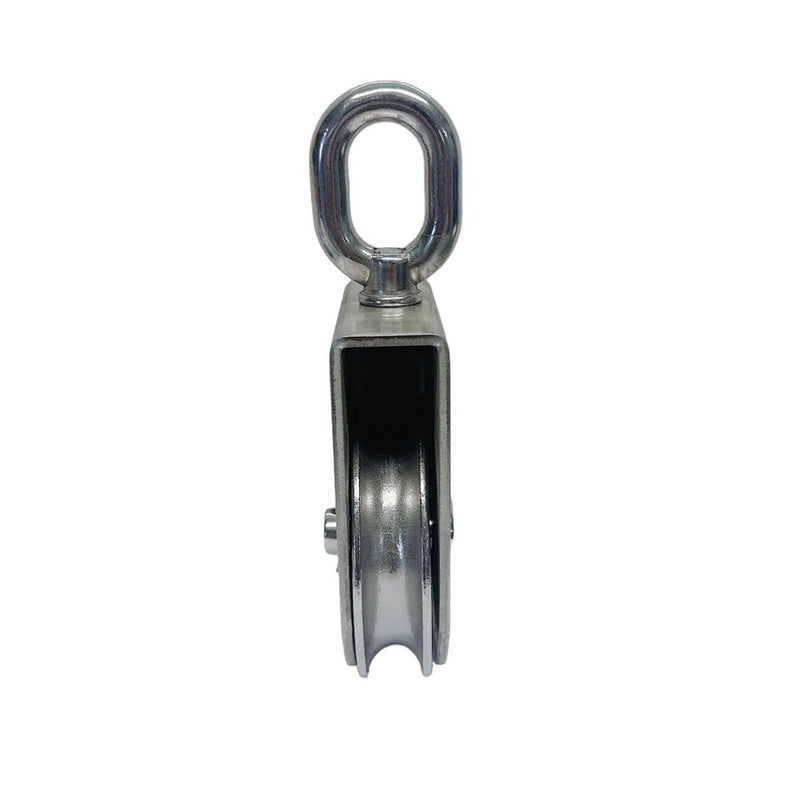 Marine 2" Sheave Square Block 3/8" Rope Pulley 1000Lb WLL Stainless Steel 4 Pcs
