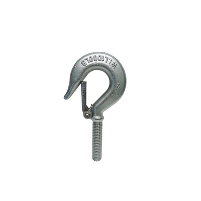 Marine 1/2" Threaded Shank Hook Drop Forged Hook 1000Lb WLL Stainless Steel 4Pcs