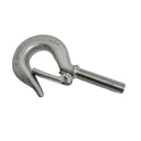 Marine 1/2" Threaded Shank Hook Drop Forged Hook 1000Lb WLL Stainless Steel 4Pcs