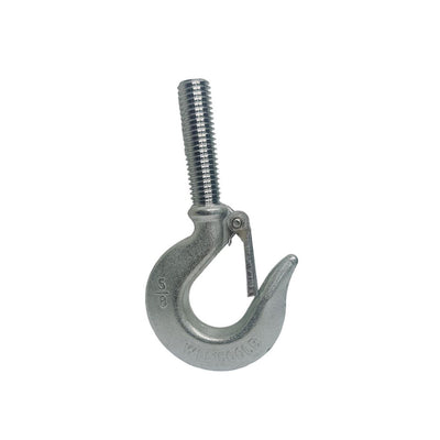 Marine 5/8" Threaded Shank Hook Drop Forged Hook 1500Lb WLL Stainless Steel 4Pcs