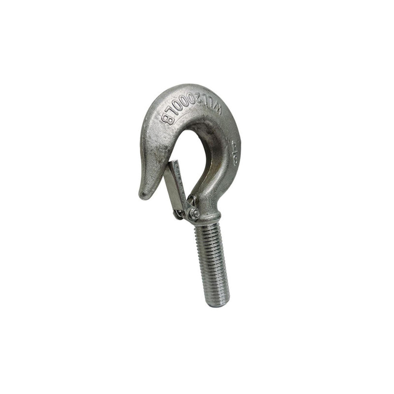 Marine 3/4" Threaded Shank Hook Drop Forged Hook 2000Lb WLL Stainless Steel 4Pcs