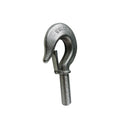 Marine 7/8" Threaded Shank Hook Drop Forged Hook 2,500 Lb WLL Stainless Steel