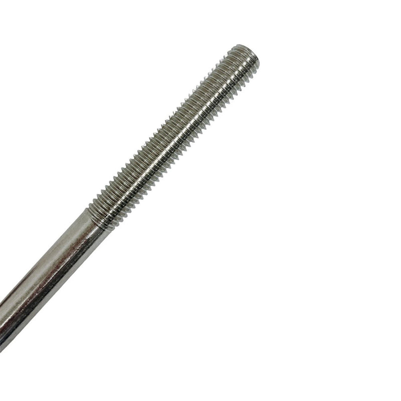 Marine Boat 3/8" x 5" J Bolt Spring Hook J-Bolt J Hook T316 Stainless Steel 4 Pcs