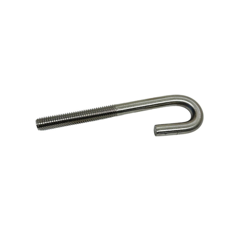 Marine Boat 1/2" x 6" J Bolt Spring Hook J-Bolt J Hook Stainless Steel T316