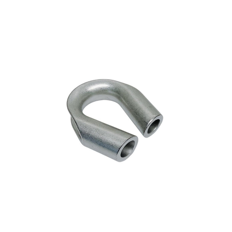 1-1/4" Marine Wire Rope Thimble Captive Tube Thimble Stainless Steel T316
