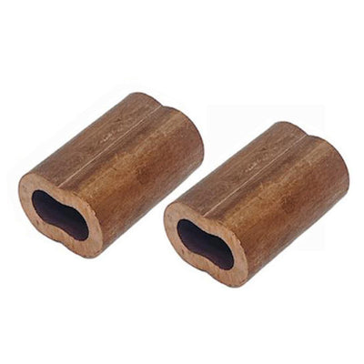 Copper Crimping Loop Sleeve Wire Rope Sleeves Double Barrel Ferrule