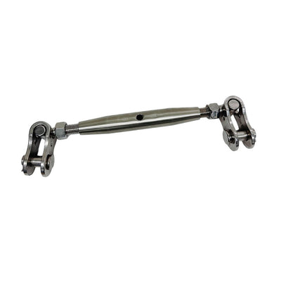Marine 3/16" Toggle & toggle Pipe Turnbuckle 320 Lbs WLL Stainless Steel T316
