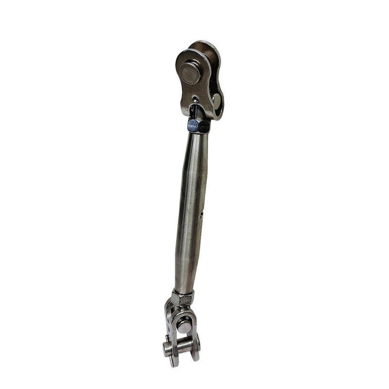 Marine 1/4" Toggle & toggle Pipe Turnbuckle 450 Lbs WLL Stainless Steel 4 Pcs