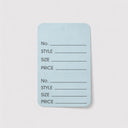 1000 Pcs 1-3/4"x 2-7/8" Light Blue Merchandise Coupon Price Tags, Perforated Clothing Tags for Retail Pricing & Inventory