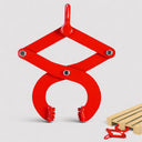 Heavy Duty 2,000 lb Steel Pallet Puller – Single Scissor Clamp Pallet Grabber Tool for Forklift & Warehouse Material Handling