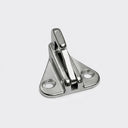 4 Pcs T304 Stainless Steel 1-1/2" Fender Hooks Spring Snap Hooks Boat Hardware Hanger Hooks