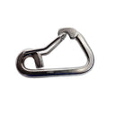 15/32" Harness Clip Spring Gate Snap Hook Carabiner Hook Stainless Steel 4 Pcs