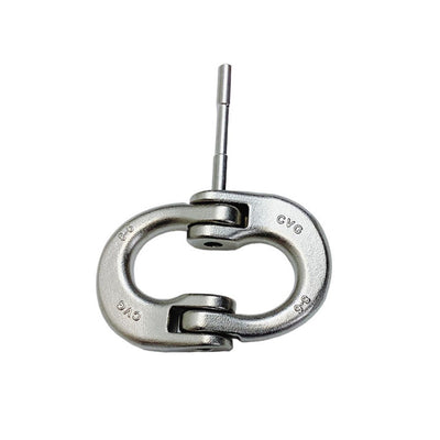 Stainless Steel T318LN 1/4" Hammerlock Coupling Link Connecting Link 1980 Lb WLL