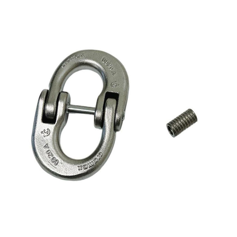 Stainless Steel T318LN 1/4" Hammerlock Coupling Link Chain Link 1980 Lb WLL 4Pcs