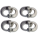 Stainless Steel T318LN 3/8" Hammerlock Coupling Link Connecting 5390 Lb WLL 4Pcs