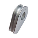 Marine T316 Stainless Steel Solid Wire Rope Thimble, Precision Cast Solid Thimble for Cable, Rigging, Boat, and Dock Hardware