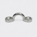 4 Pcs Marine T316 Stainless Steel Heavy Duty Precision Cast 3/16" Pad Eye Lifting Rigging