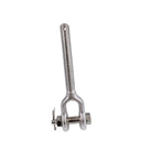 4 Pcs T316 Stainless Steel 3/8" Drop Forged Turnbuckle Jaw LEFT HAND Thread 1,200 Lbs WLL