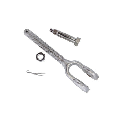 4Pcs 3/8" Drop Forged Turnbuckle Jaw LEFT HAND Thread 1200Lb WLL Stainless Steel