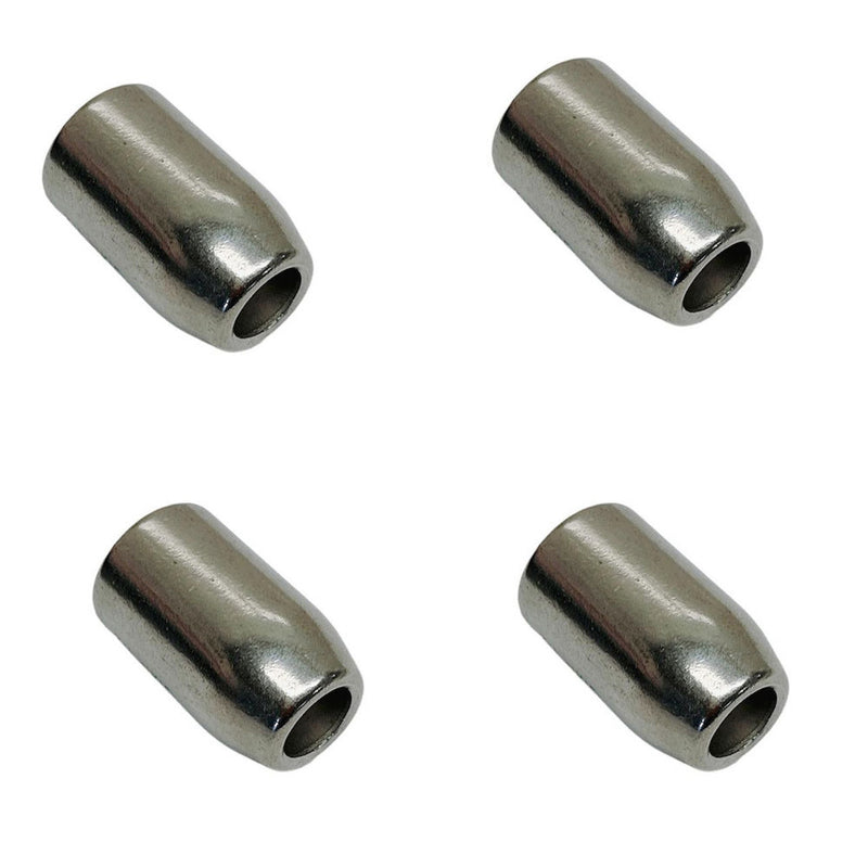 Flemish Eye Sleeves For 1" Wire Rope Cable, Stainless Steel T316 4 Pcs