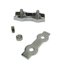Stainless Steel Duplex 2-Post Cable Wire Clamp,Wire Rope Clip Cable Clamp 3/8"