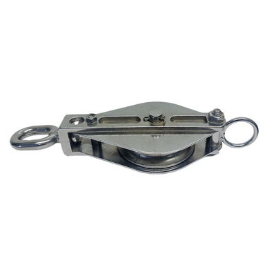 Stainless Steel T304 Swivel Eye Block Sheave For Wire Rope