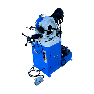 2-Speed Semi-Automatic Hydraulic 4HP 12.5" Cold Cut Saw, Swivel Circular Coldsaw Metal Cutting, 220v 3 PHASE