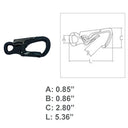 Aluminum Alloy Snap Auto Locking Carabiner 32KN Rock Climbing Carabiner D Shaped