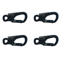 Snap Auto Locking Carabiner 32KN Aluminum Rock Climbing Carabiner D Shaped 4 Pcs