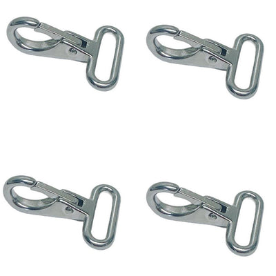 1" Webbing Snap Hook 150 Lbs WLL Rigging Lifting Stainless Steel T316 4 Pcs