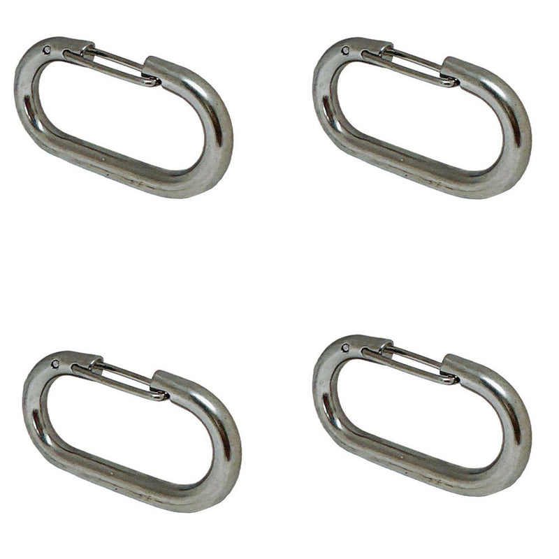 Marine 5/16" Bit Snap Rigging Lift Link Clip Rig Snap Stainless Steel T316 4 Pcs