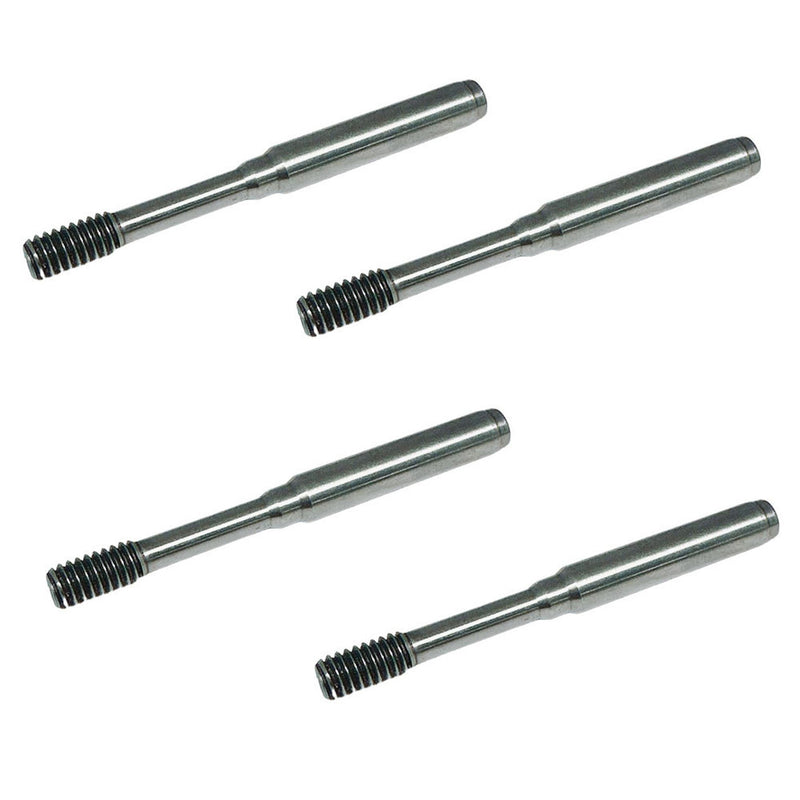 1/4" Stud Hand Swage 3/16" Cable Slimline Stud Receiver Stainless Steel 316 4Pcs