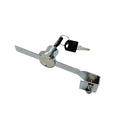 Sliding Glass Door Lock Display Case Lock Ratchet Lock, Chrome Finish, Security